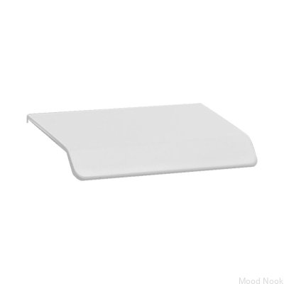 Uchwyt meblowy krawędziowy Curve 32 Aluminiowy Biały