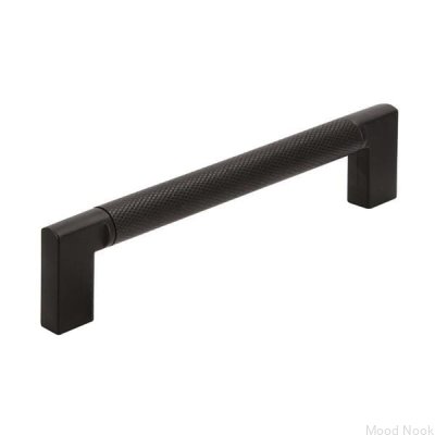 Uchwyt meblowy podłużny 2457 128 Metalowy czarny