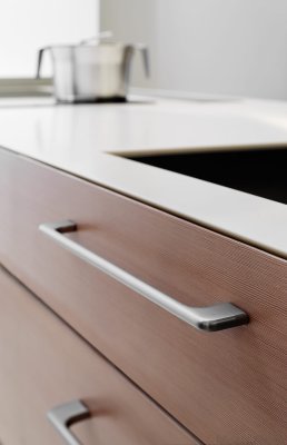 Doppia aluminium handtag för möbel
