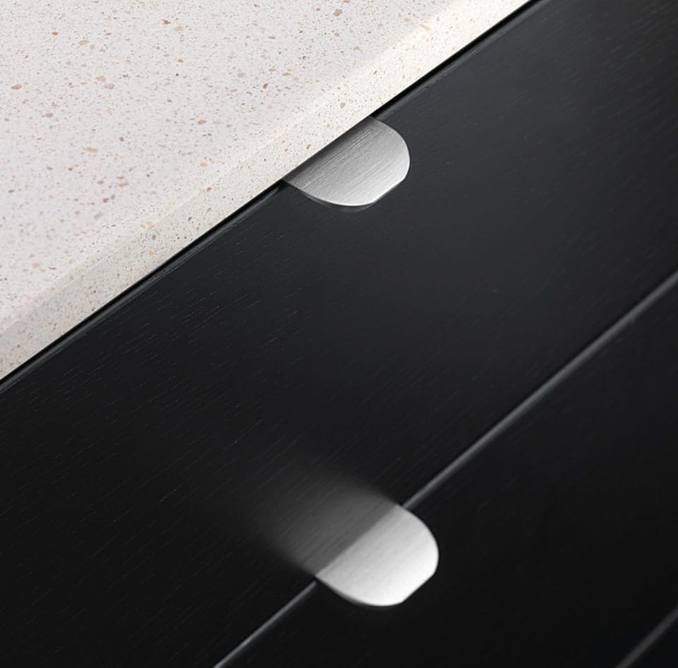 Zdjecie uchwytu edge round aluminium szczotkowane