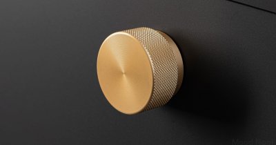 Möbelknopp Graf Big 38 Mörkguld