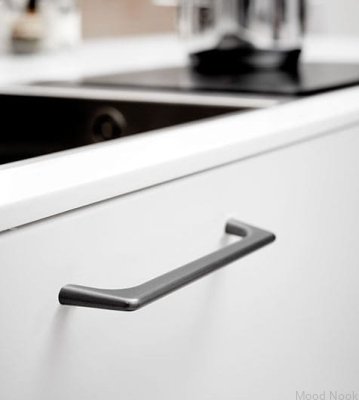 Vista 320 Antracit Borstad, långsträckt möbelhandtag