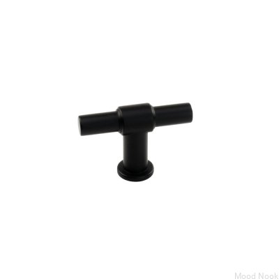 Gałka meblowa T-Bar T-Type Metalowa czarna