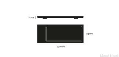 Dekorativ bricka i maskinbearbetad mässing