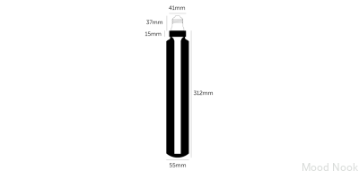 LED-rörlampa E27 2W utan ljusstyrkejustering