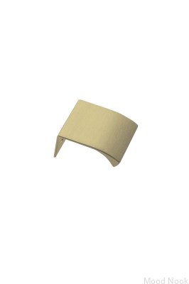 Uchwyt meblowy krawędziowy Edge Straight 40 Aluminium Ciemny Złoty Szczotkowany