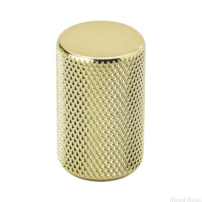 Möbelknopp Graf Guld Borstad Bright