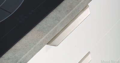 Uchwyt meblowy krawędziowy Vann 350 Srebrny Aluminiowy Szczotkowany