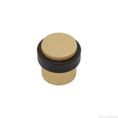 Sidfot Helix Stripe Gyllene golvdörrstoppare