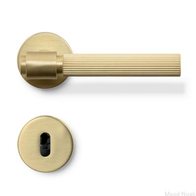 Helix Stripe 200 Guld Borstad dörrhandtag