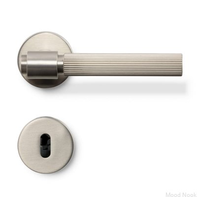 Helix Stripe 200 Silver Borstad dörrhandtag