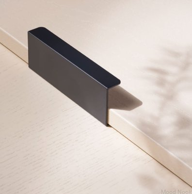 Hide 120 edge möbelhandtag, metall, svart