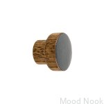 Galki do mebli SIMPLE emaliowane 3 cm - olej przyciemniajacy - ciemny szary.jpg