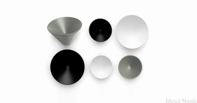 Conic 43 Möbelknopp Metall Grå Grön