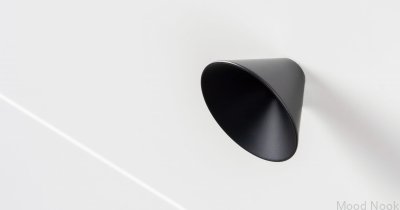 Conic 43 möbelknopp Metall Svart Mat