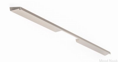 Avlångt möbelhandtag Skena 576 Aluminium Silver Borstad