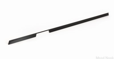 Möbelhandtag i längdriktningen Skena 1120 Aluminium Svart Borstad (höger)
