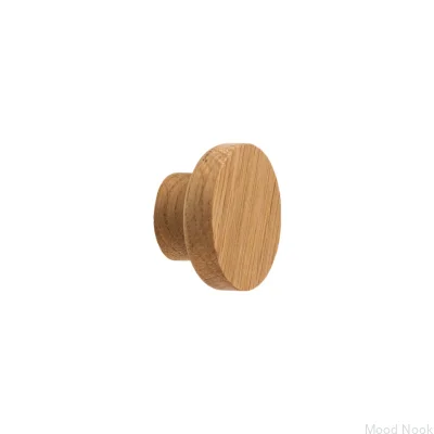 Möbelknopp Basic Trä Ek 25 - 55 Färglös Halvmatt