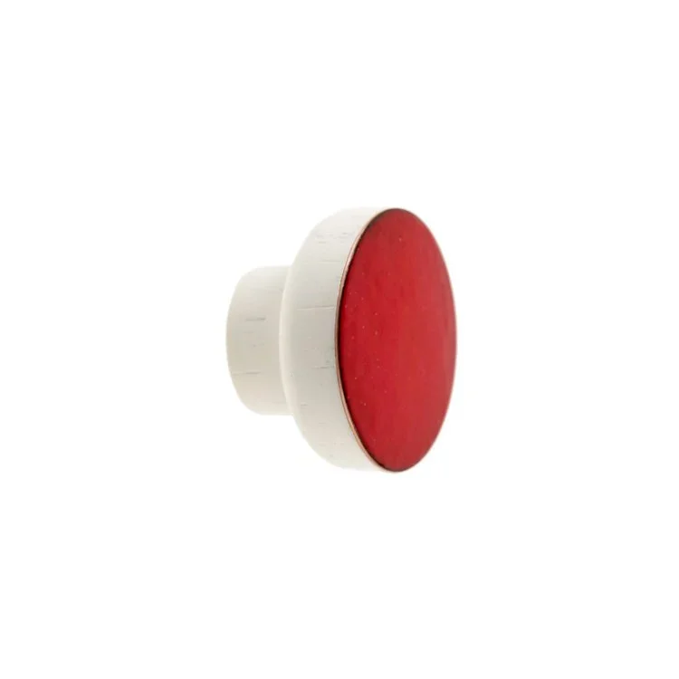 Galki do mebli SIMPLE WHITE - czerwony - DOT Manufacture.webp