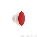 Galki do mebli SIMPLE WHITE - czerwony - DOT Manufacture.webp