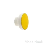 Galki do mebli SIMPLE WHITE - zolty - DOT Manufacture.webp