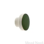 Galki do mebli SIMPLE WHITE - ciemny zielony - DOT Manufacture.webp