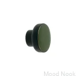 Galki do mebli SIMPLE BLACK - ciemny zielony - DOT Manufacture.webp