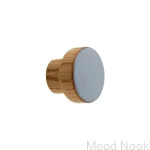 Galki do mebli SIMPLE emaliowane 3 cm - jasny szary.webp