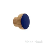 Gałki do mebli SIMPLE emaliowane 3 cm - ultramaryna.webp