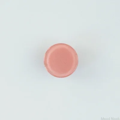 Möbel rund glasknopp rosa