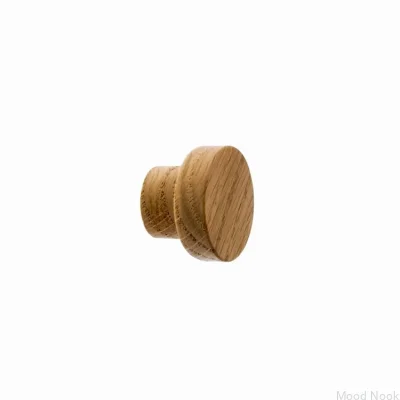 Möbelknopp Basic Trä Ek 25 - 55 Färglös Halvmatt
