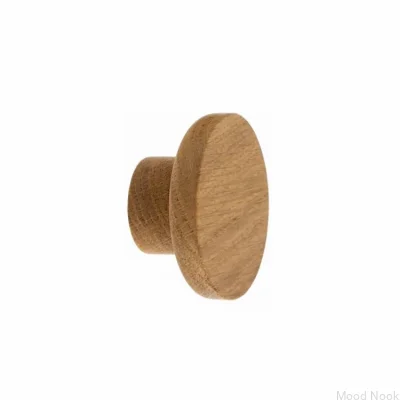 Basic Wooden Ek möbelknopp 40 - 100 (18 mm ben) - Olja Färglös Halvmatt