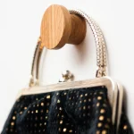 Wieszak, gałka BASIC 4,5 cm - hook, knob, oak (4).webp