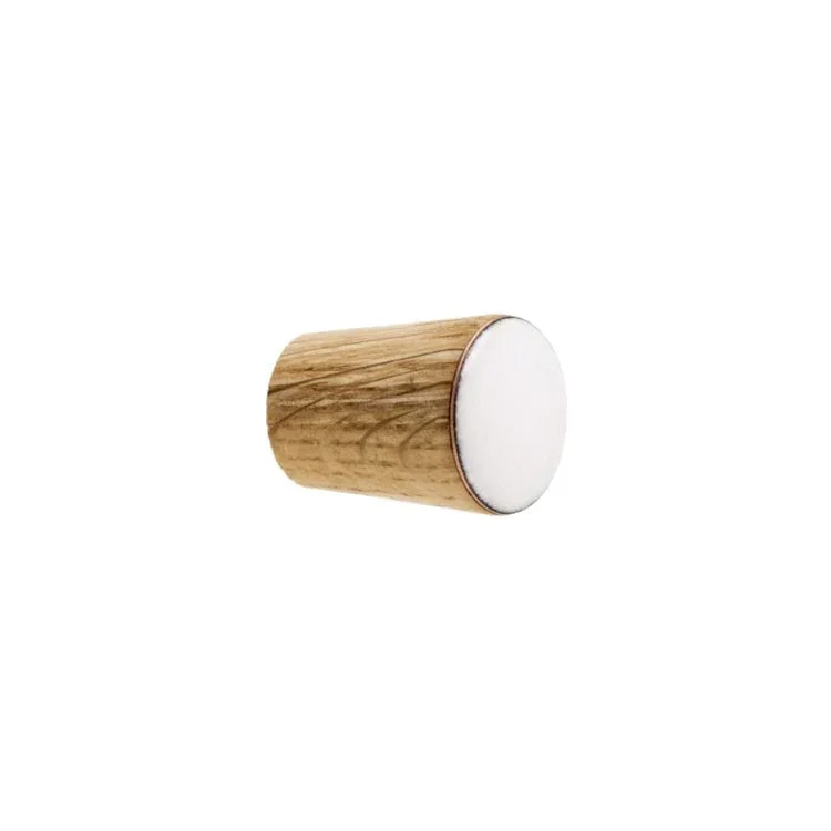 Galki do mebli SIMPLE CONE emaliowane  2 cm -  bialy (2).webp