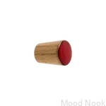 Galki do mebli SIMPLE CONE emaliowane 2 cm -   czerwony.webp