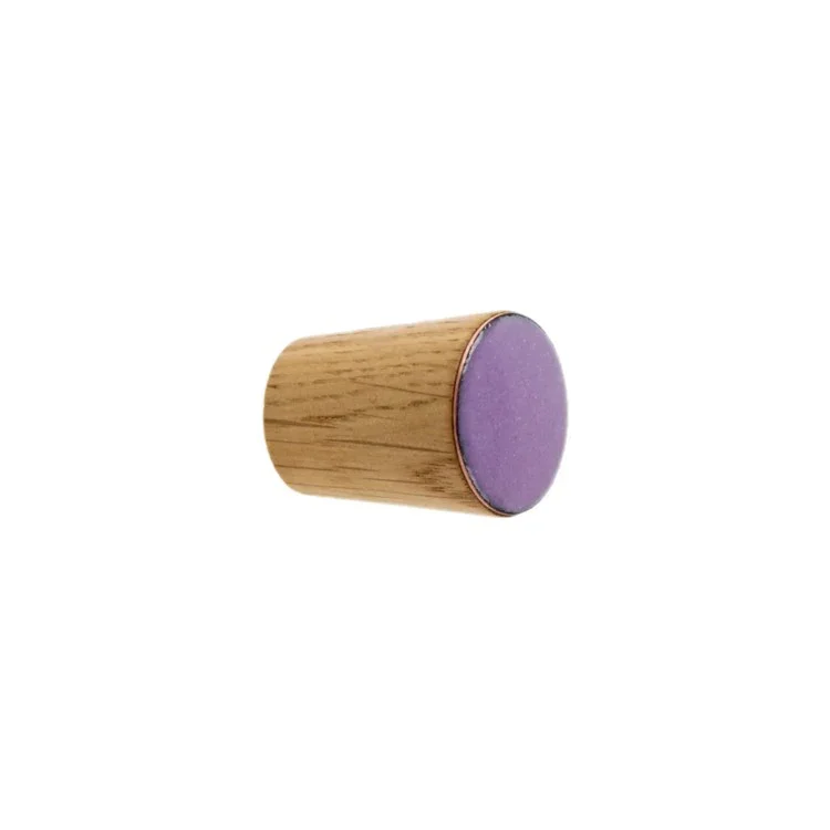 Galki do mebli SIMPLE CONE emaliowane 2 cm -   fioletowy