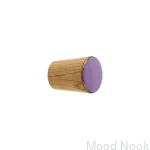 Galki do mebli SIMPLE CONE emaliowane 2 cm -   fioletowy