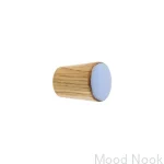 Galki do mebli SIMPLE CONE emaliowane 2 cm -  jasny niebieski.webp