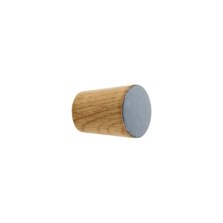 Galki do mebli SIMPLE CONE emaliowane 2 cm -  jasny szary (1).webp