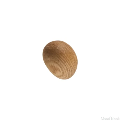 Möbelknopp, Sten, Trä, Olja, Färglös Halvmatt