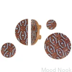 Dodatkowe zdjecie - Galki i uchwyty PATTERN - szara emalia -olej bezbarwny - DOT Manufacture.webp