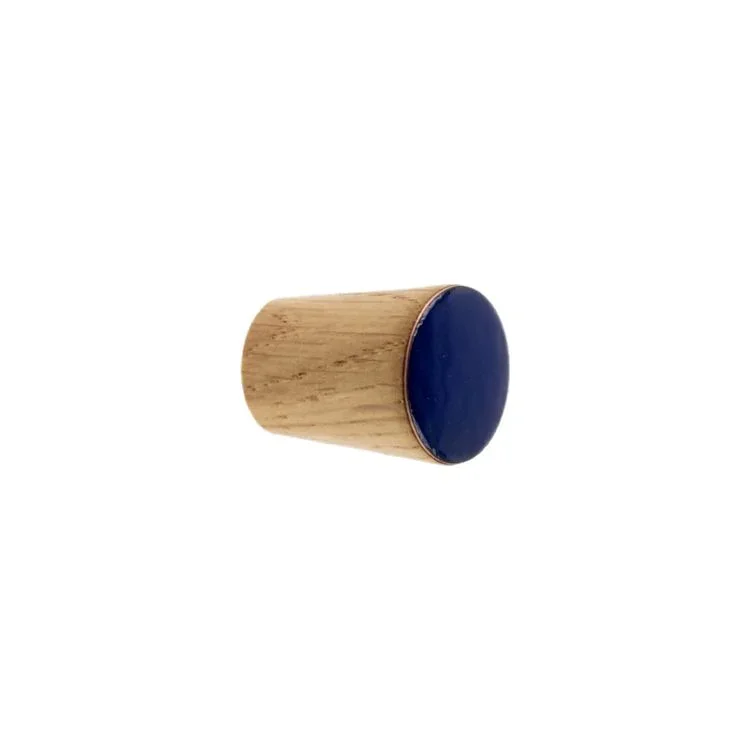 Galki do mebli SIMPLE CONE emaliowane 2 cm -   ultramaryna.webp