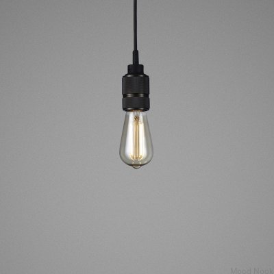 Hänglampa utan skärm 1.0 Krokad S 2.6 m Stål Bränd brons