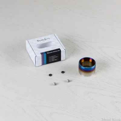 Dekorativt set för Exhaust Detail Linear Steel-lampan i bränt stål