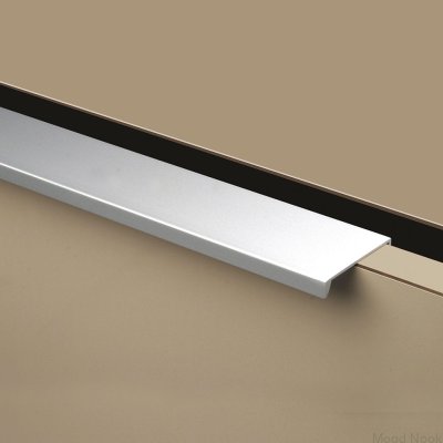Uchwyt meblowy krawędziowy Slim 4025 96 Metalowy Czarny