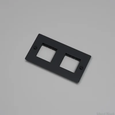 Ram utan fyllning Universalplatta 2G Stål Svart Europeisk standard