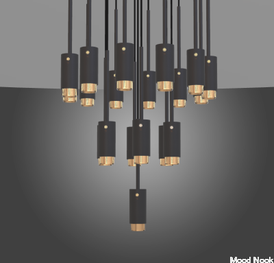 Classic Exhaust Graphite ljuskrona (tillgänglig på begäran)