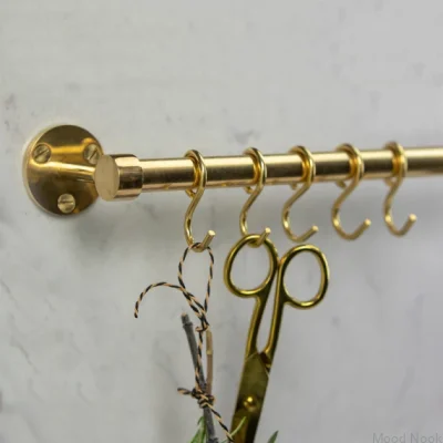 Крючки для кухонной вешалки Aveny Brass Polished Unpainted (5 шт.)