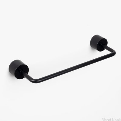 Avlångt möbelhandtag Meluzyna 128 Metal Black