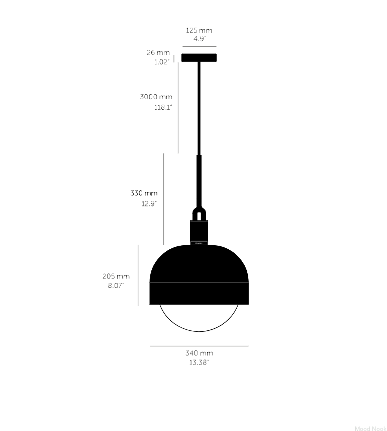 FORKED PENDANT SHADE GLOBE SMOKED .png